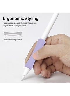 O Ozone حامل قبضة سيليكون (عبوة من قطعتين) لغطاء حماية قلم Apple Pencil من الجيل الثاني - أسود  - Image 4