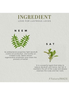 Khadi Natural Neem Sat Hair Shampoo For Thick & Strong Hair | Natural Hair Cleanser For Healthy Hair|Suitable For All Hair Types |Pack Of 2 | (210 * 2) (420 Ml)  - Image 3