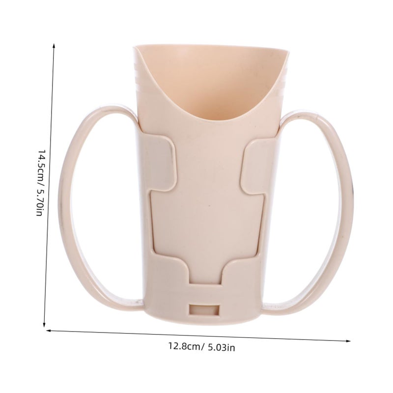 Unomor Elderly Feeding Cup With Dual Handles For Seniors Disabled Adults Dysphagia Water Sipper - Image 3