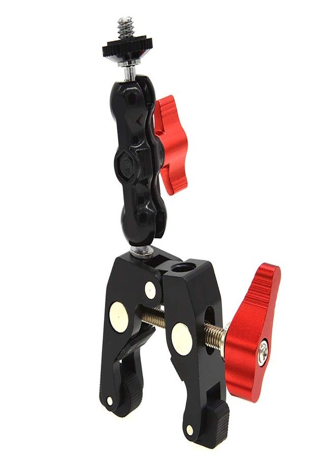 NEOHOOK Cool Ballhead Arm Super Clamp Mount Multi-Function Double Ball Adapter with Bottom Clamp for Ronin-M, Ronin MX, Freefly - Combo - Image 5