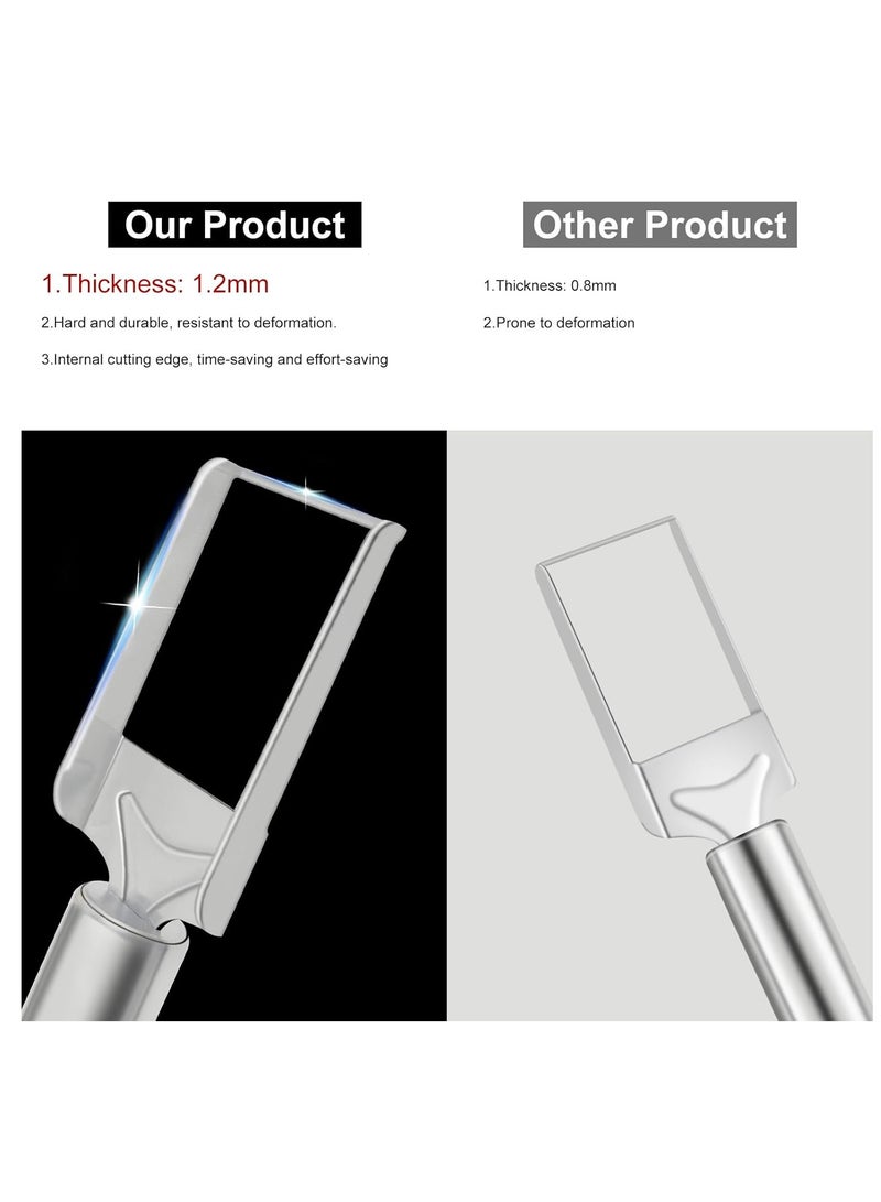 2-in-1 Watermelon Slicer & Fork – 5-Pack Stainless Steel Fruit Cutter Tool for Watermelon, Mango, Pitaya – Portable for Camping, Picnics, Home, Parties – Effortless Cubes & No Mess - Image 3