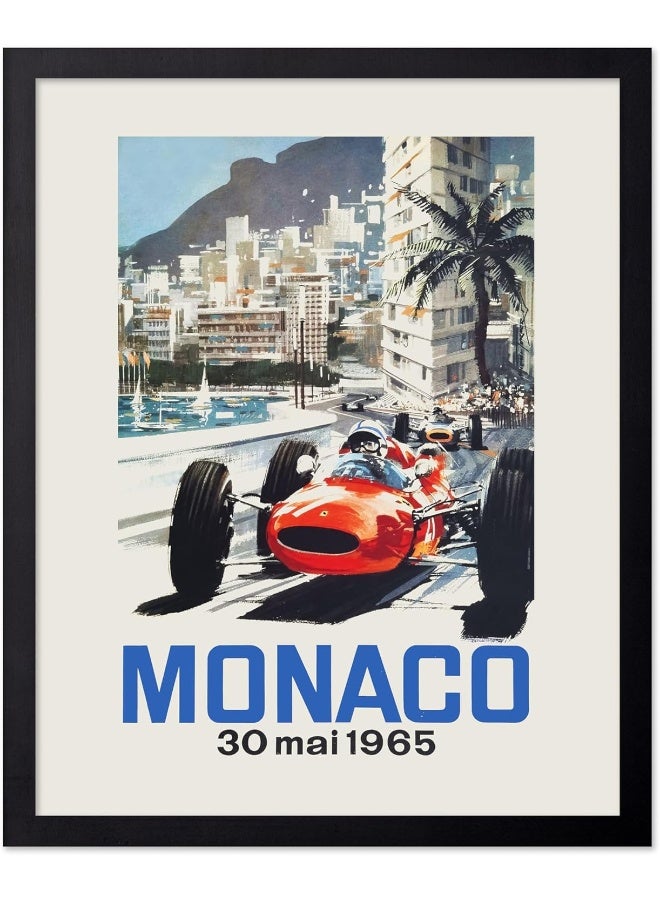 Poster Master Vintage Racing Poster - Retro 23Rd Monaco Print - Race Car Art - Image 1