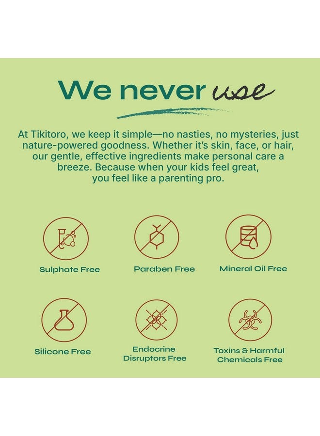 Tikitoro Teens Anti-dandruff Shampoo 100% Vegan with Aloe vera, Provitamin B5, Hibiscus, Rice Protein, Cleanses Scalp, Conditions Hair No Parabens & Sulphates (300ml x 1) - Image 5