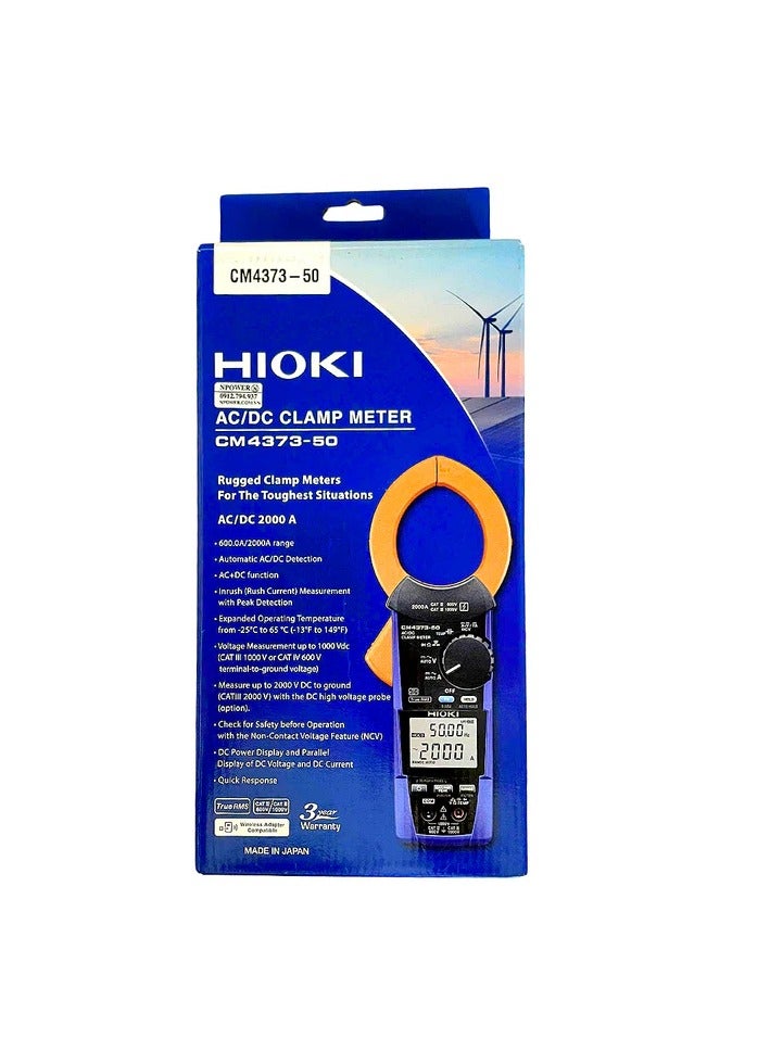 Hioki CM4373-50 Professional AC/DC Clamp Meter - Image 2