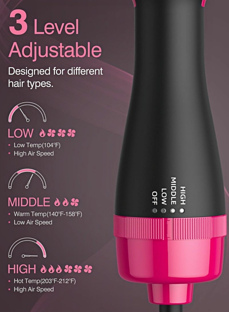 HEROCKX Hair Dryer Brush Blow Dryer Brush in One 4 in 1 Styling Tools Hair Dryer and Styler Volumizer Hot Air Brush for Drying Straightening Curling - Image 3