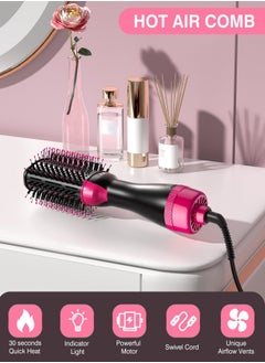 HEROCKX Hair Dryer Brush Blow Dryer Brush in One 4 in 1 Styling Tools Hair Dryer and Styler Volumizer Hot Air Brush for Drying Straightening Curling  - Image 2