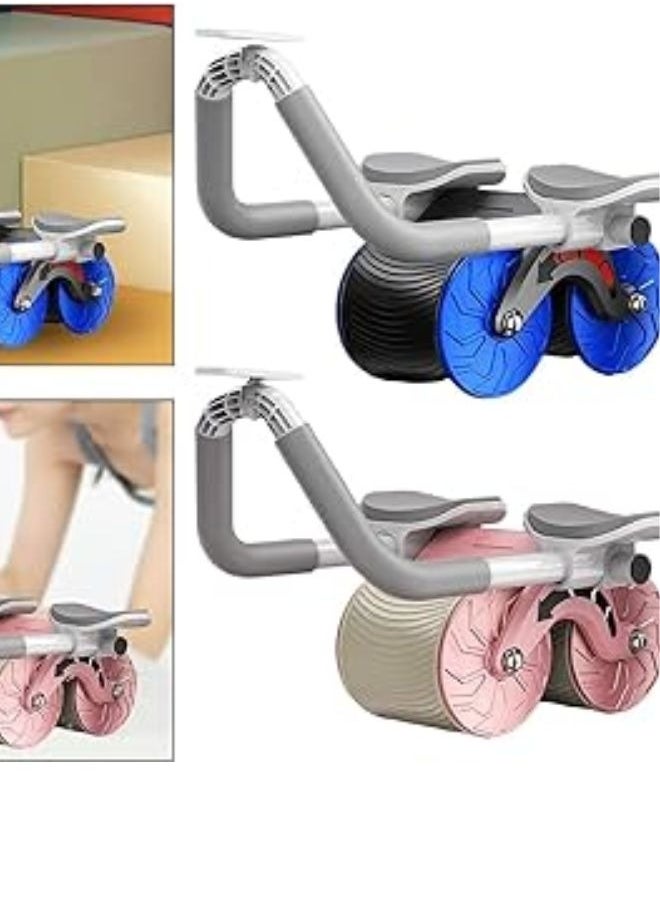 SUNIFY - Abdominal wheel abdominal wheel multi-function roll belly slimming belly automatic rebound elbow support sports fitness equipment(300g) - Image 1