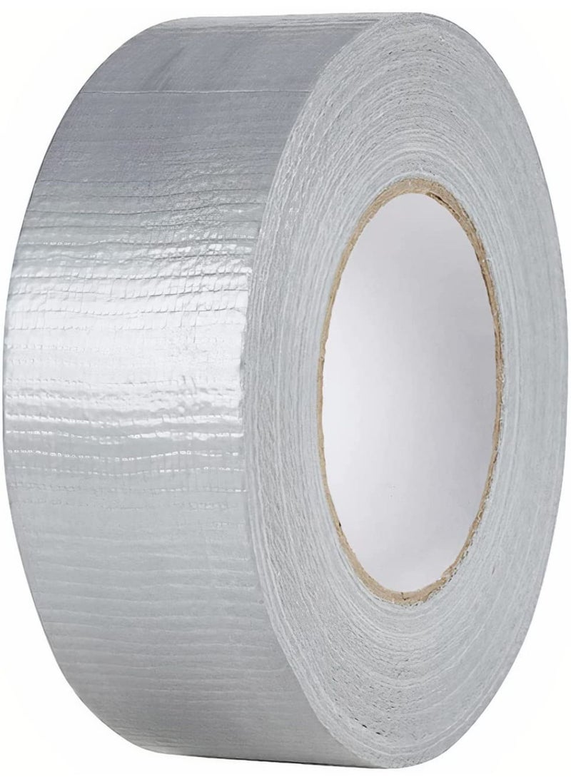 Duct Tape Silver 20 Yards x 2 Inches Waterproof Strong Adhesive Tape for Patching, Sealing Securing Cables and Labelling