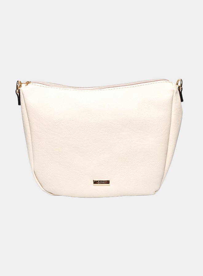 Glitter Women Hand Bag - Beige - Image 1
