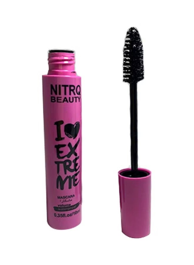 Nitrq Beauty I Love Extreme Waterproof Mascara Black - Image 1