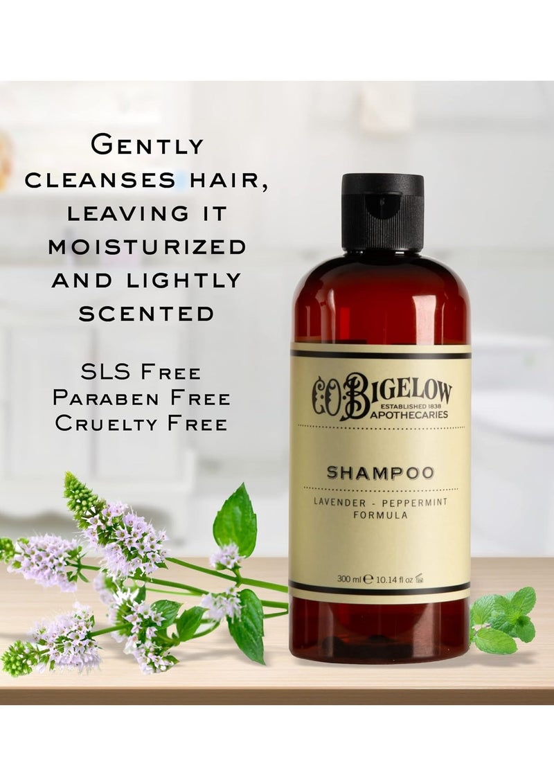 C. O. Bigelow C.O. Bigelow Shampoo, Lavender Peppermint Shampoo Cleanses & Soothes Hair & Scalp, Luxury Shampoos for Men & Women, 10.4 Fl Oz.  - Image 2