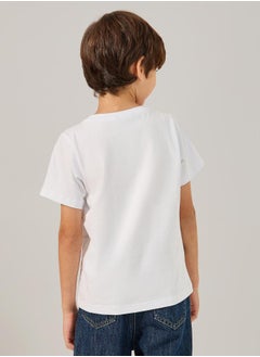 Styli Printed Short Sleeve T-Shirt with Bump Bag  - Image 4
