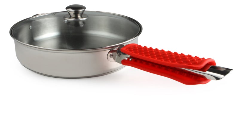 Dexas Silicone Pot Handle Holder, Red - Image 2