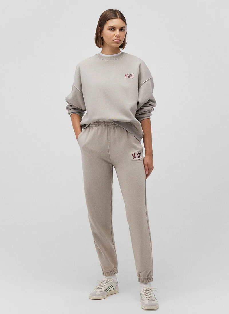 MAVI Mavi Logo Printed Anthracite Sweatpants