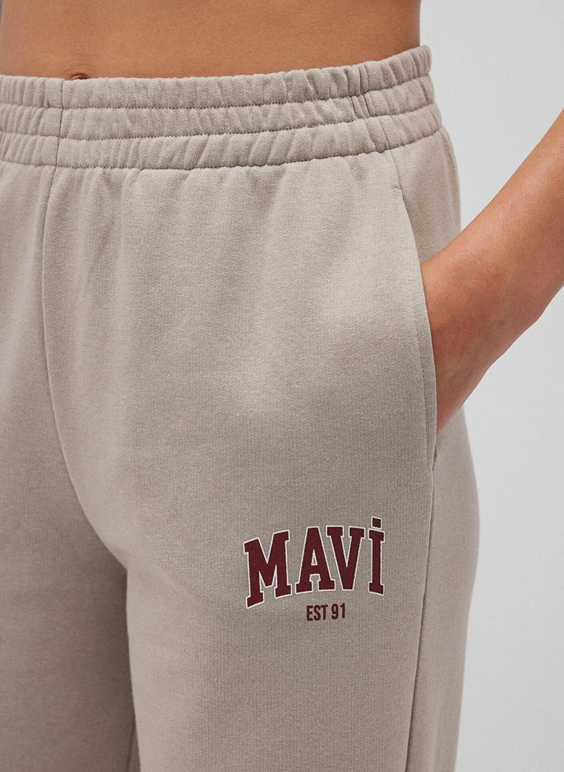 MAVI Mavi Logo Printed Anthracite Sweatpants