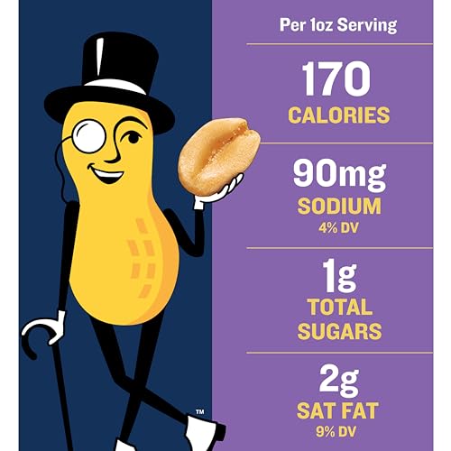 PLANTERS Salted Mixed Nuts Peanuts Almonds Cashews Brazil Nuts and Pecans Party Snack PlantBased Protein Quick Snack for Adults After School Snack Bulk Nuts Kosher 56oz Canister - Image 5