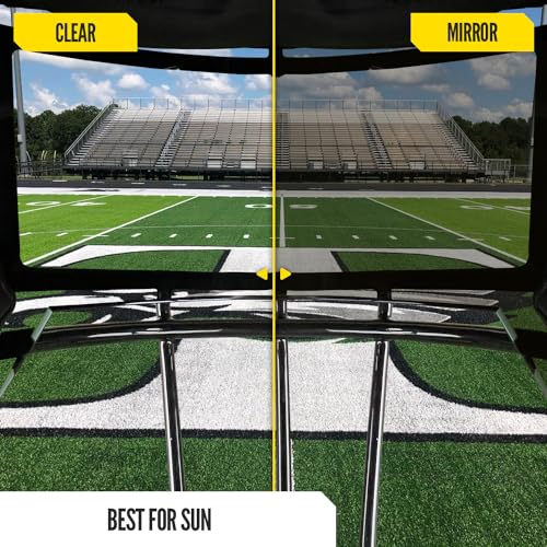 NXT NXTRND Nxtrnd VZR1 Football Visor, Flat Lens Technology, Fits Adult & Youth Football Helmets (Mirror) - Image 5