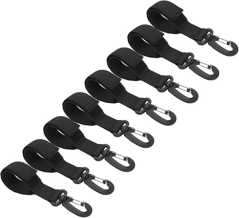 8 قطع من حمالات مجداف الكاياك النايلون مع خطاف، لا تتطلب التثبيت الحفر - Image 5