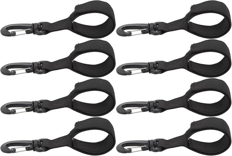 8 قطع من حمالات مجداف الكاياك النايلون مع خطاف، لا تتطلب التثبيت الحفر - Image 3