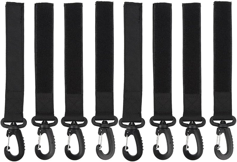 8 قطع من حمالات مجداف الكاياك النايلون مع خطاف، لا تتطلب التثبيت الحفر - Image 2