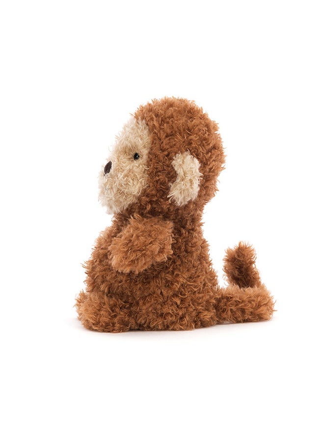 Jellycat قرد صغير 18 سم لعبة قماش ناعمة، دمية قرد بني صغيرة، حيوان لطيف قابل للجمع، هدية مريحة للأطفال والرضع ومحبي القماش - Image 2