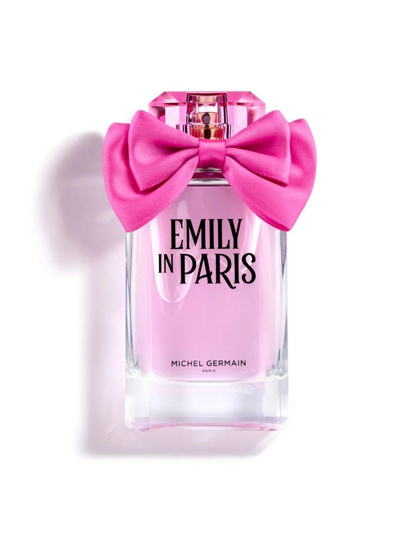 MICHEL GERMAIN - Michel Germain Emily in Paris Eau de Parfum Fragrance Spray, Floral Woody Scent, Top Notes of Seductive Neroli, French Pear, Wild Black Currant Burgundy, Romantic & Dreamy Gift for Women, 3.4 Fl Oz - Image 1