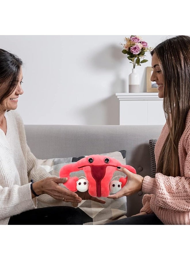 Giant Microbes - GIANTmicrobes Uterus Plush Toy, Uterus Stuffed Animal, Uterus Gifts, Uterus Plush, Hysterectomy Gifts, Endometriosis Gifts, Gynecologist Gifts,Obgyn Gifts, Feminist Gifts, Fertility Gift,Get Well Gift - Image 1