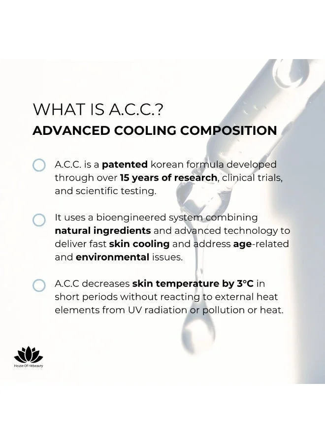Brucke  BRUCKE | A.C.C. Cure Ampoule Serum | Korean Skincare | Patented A.C.C. | Soothing, Hydrating & Brightening for All Skin Types – 50ml  | Best Price UAE