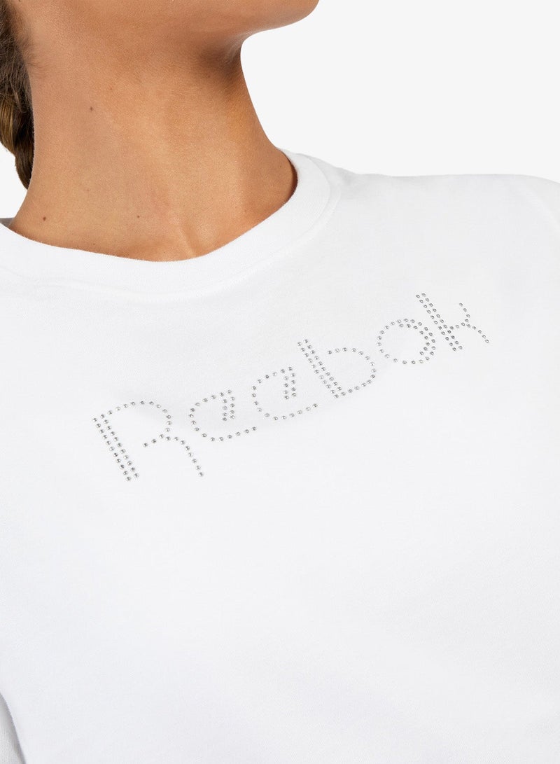 Reebok Studded Logo T-Shirt - Image 3