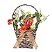 Vickerman Basket Everyday Floral, 20", Coral, Orange, and Green - Image 2
