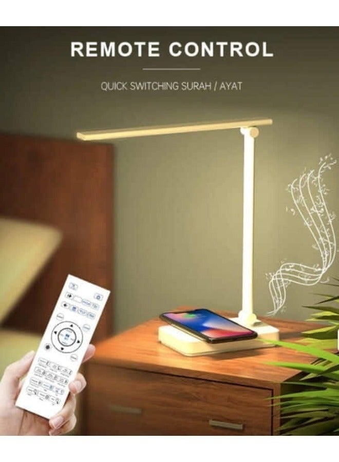 إيكوانتو مصباح طاولة LED SQ-905 مع مكبر صوت للقرآن الكريم - Image 3