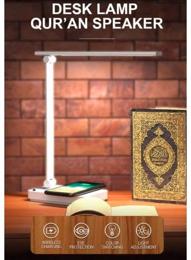 إيكوانتو مصباح طاولة LED SQ-905 مع مكبر صوت للقرآن الكريم - Image 1