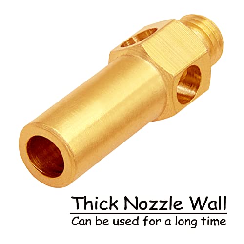 Uenede 10PCS Brass Burner Jet Nozzle for Cast Iron Burner Propane Natural Gas - Image 5
