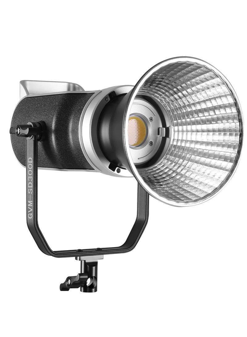 جي في أم جهاز إضاءة استوديو GVM SD300D LED بي-كلر – سبوت لايت 300 واط قابل للتعتيم COB، درجة حرارة لون 2700K–7500K مع حامل بوينز للتصوير والأفلام - Image 1