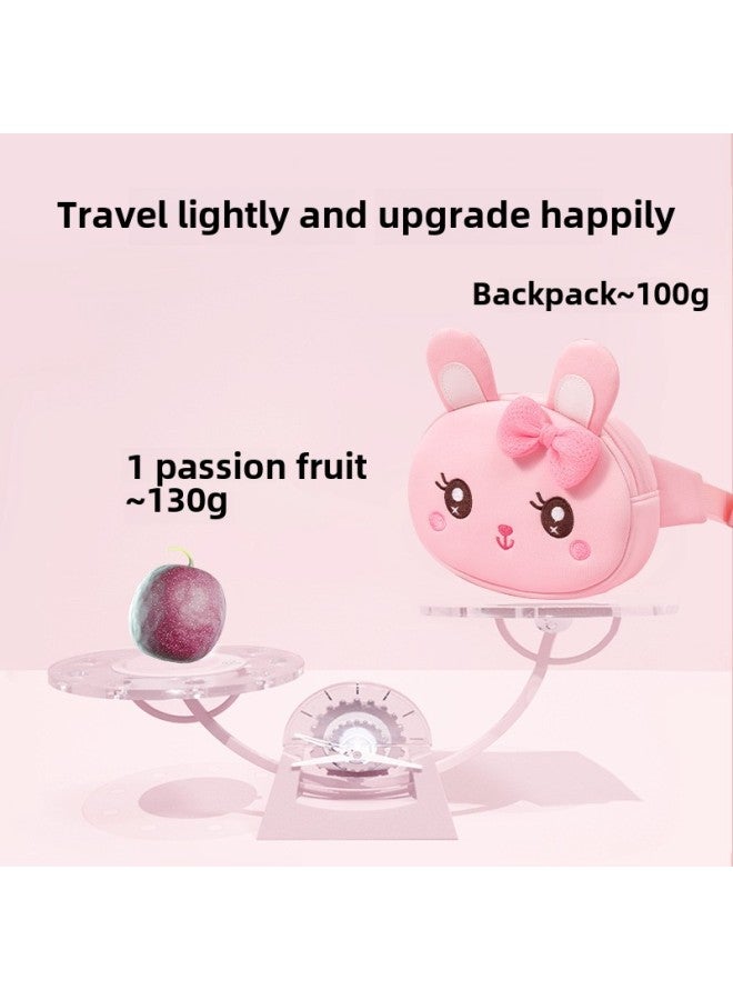 Children's Bag Baby Girl Boy's Chest Bag Satchel Outgoing Crossbody Bag Handsome Backpack Fashion Small Bag Trendy Boy-Color:Pink Bunny Chest Bag - Image 5