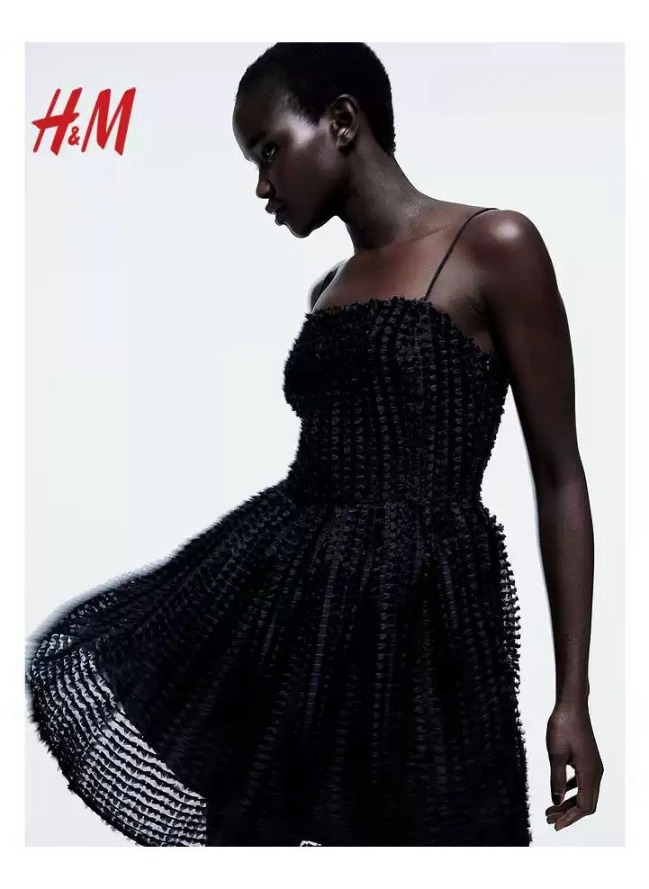 H and M - HM Women's New Loose Lightweight Comfortable Strap Dress - Image 1