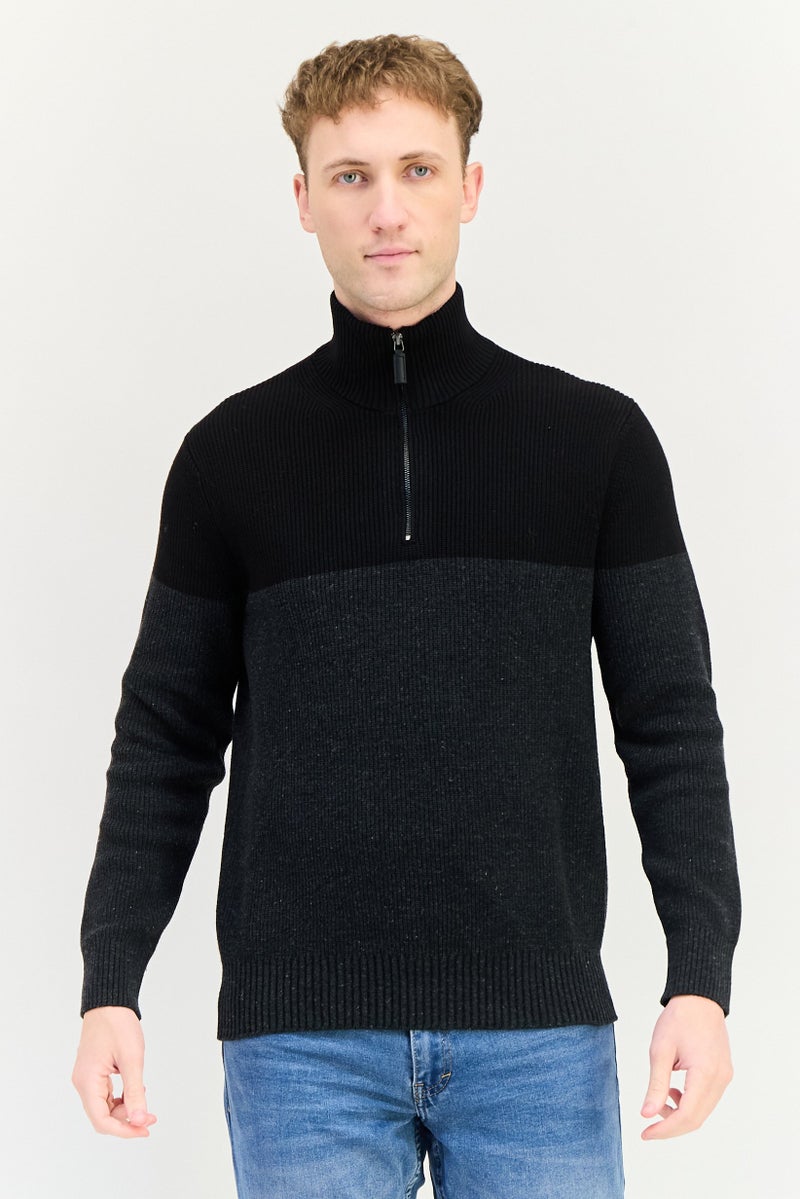 Celio سويت شيرت رجالي بياقة عالية بلونين، متعدد الألوان - Image 1