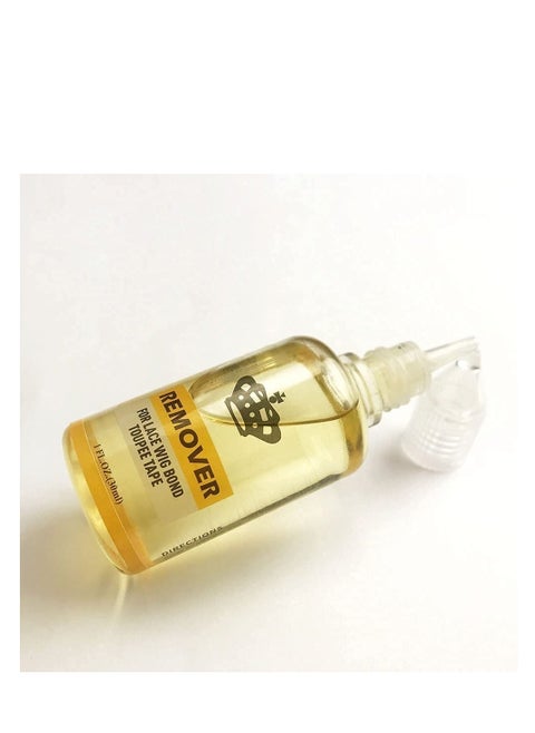 Fast Acting Remover for Tape-in Hair Extensions, Wig Glue, and Double-Sided Extension Tape (One Bottle)