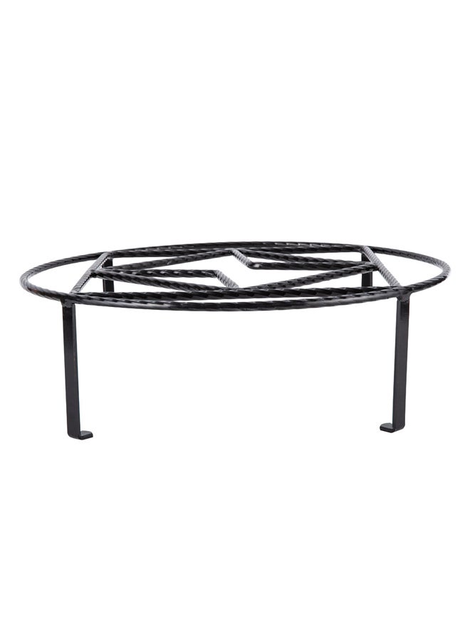 AL SANIDI Round Fire Stand, Portable mini barbecue charcoal grill for picnics  - Image 4