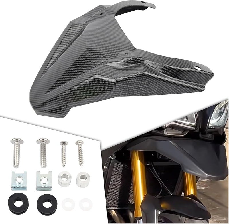 Black Front Mudguard Beak for Yamaha MT09 Tracer 900 GT FJ09 2015 2020 Motorcycle Replacement - Image 3