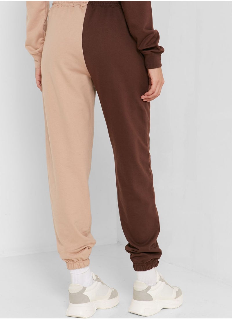 Missguided - Colorblock Joggers - Image 1