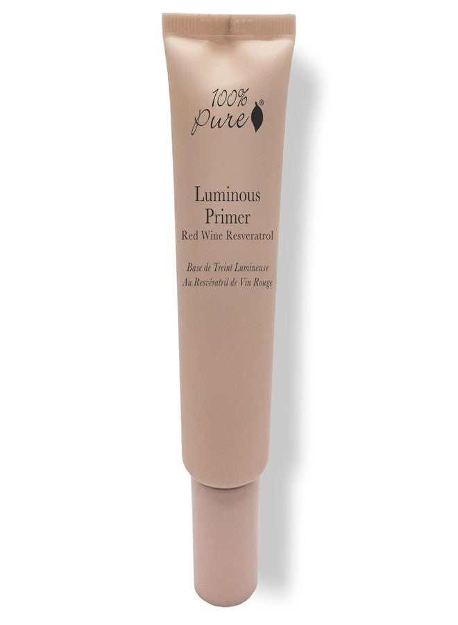 100 % Pure 100% PURE Luminous Face Primer Illuminating Makeup Base & Moisturizer with Anti-Aging Antioxidants - Glowy Long-Lasting & Pore Diminishing Cosmetics Prep, Flawless Soothing Hydration - 1 oz - Image 1