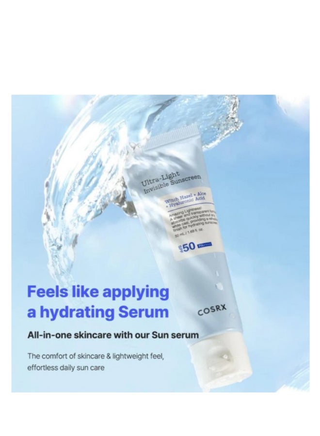 COSRX Ultra-Light Invisible Sunscreen 50 Ml - Image 3
