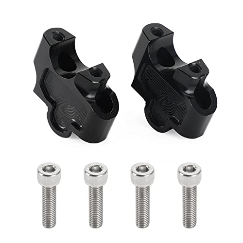 Topteng Motorcycle Handlebar Risers, CNC Handle Bar Clamp Riser 27mm fits for Honda REBEL CMX 250 2017-2021, REBEL CMX300 / CMX 500 / CMX 1100 2017-2021 - Image 1
