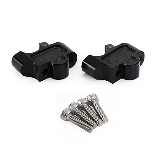 Topteng Motorcycle Handlebar Risers, CNC Handle Bar Clamp Riser 27mm fits for Honda REBEL CMX 250 2017-2021, REBEL CMX300 / CMX 500 / CMX 1100 2017-2021 - Image 4