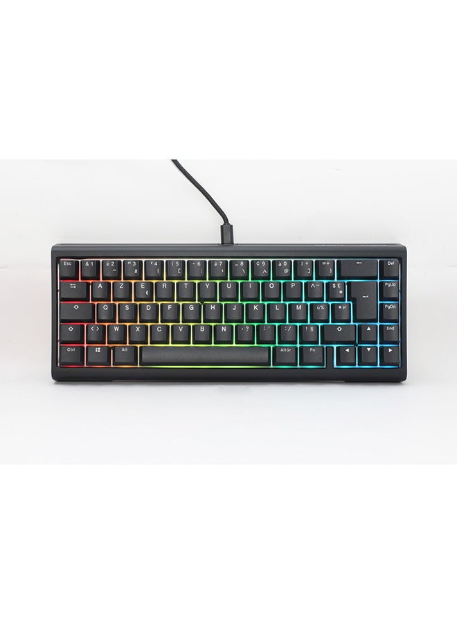داكي لوحة مفاتيح Ducky Tinker65 سوداء جاهزة بتخطيط AR 65% مع مفاتيح Cherry Red - Image 1