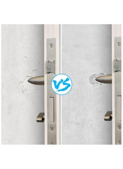 sokany 10 Pack Door Handle Stopper, Wall Protector, Clear Rubber Door Stopper, Pvc Door Handle Guard, Door Handle Bumper for Cabinet Furniture Home Office (Transparent)  - Image 5