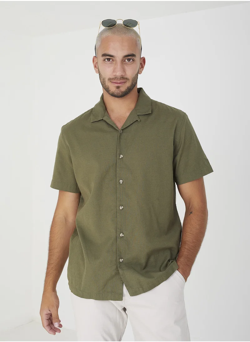 برايف سول Causal Short Sleeve Shirt