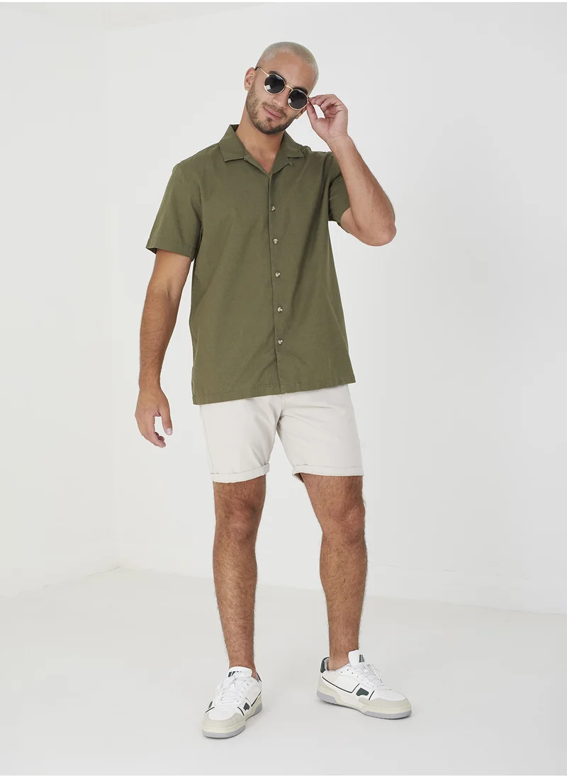 برايف سول Causal Short Sleeve Shirt