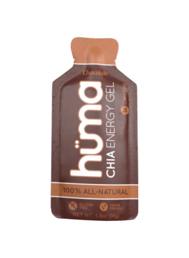 Chia Energy Gel, Chocolate - 36g, United States